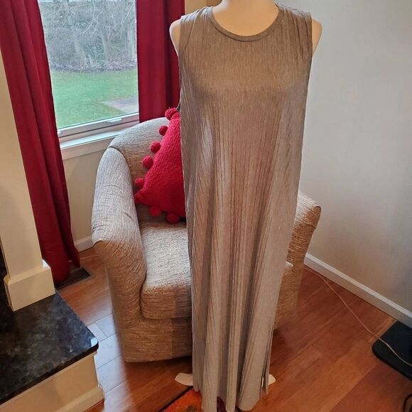 NWT A New Day. Light Gray Maxi Dress Size Large - Picture 1 of 11